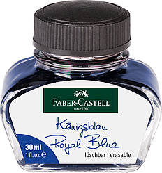 Чорнило для перових ручок Faber-Castell Fountain Pen Ink Bottle Blue, 30 мл колір синій, 149839