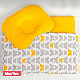 Ковдра та подушка для новонародженого в коляску та кокон, фото 2