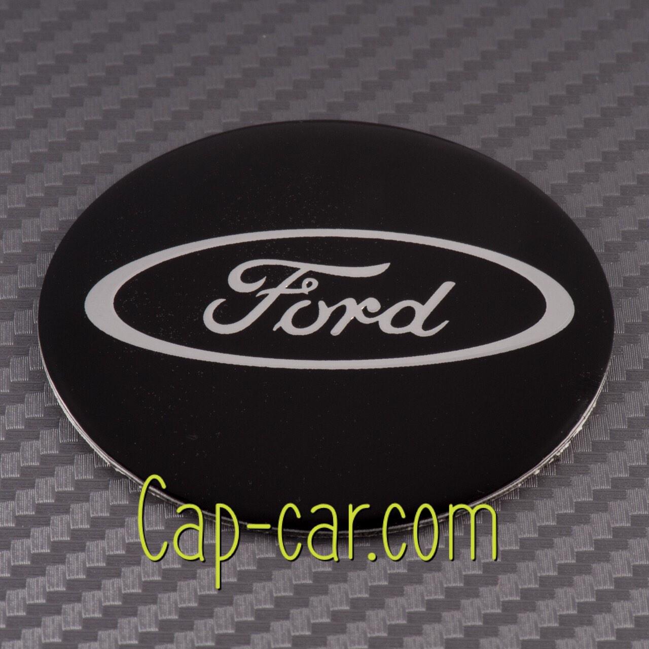 Наклейки 56 мм для дисків з емблемою Ford. (Форд) Ціна вказана за комплект із 4 штук