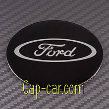 Наклейки 56 мм для дисків з емблемою Ford. (Форд) Ціна вказана за комплект із 4 штук