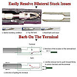 Набір з 100 сьемников для вилучення пінів контактів роз'ємів авто, фото 6