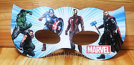 Маски Супергерої /Месники/Марвел тематичні дитячі картон -