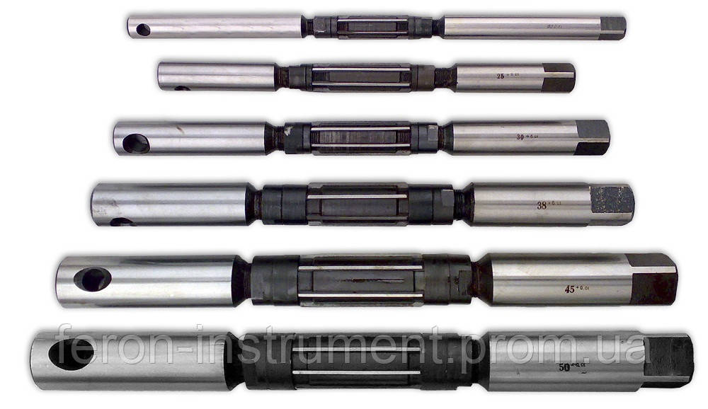 Развертка Шкворневая 35 мм Регулируемая ( Lобщ = 430 мм , Lраб = 80 мм ...