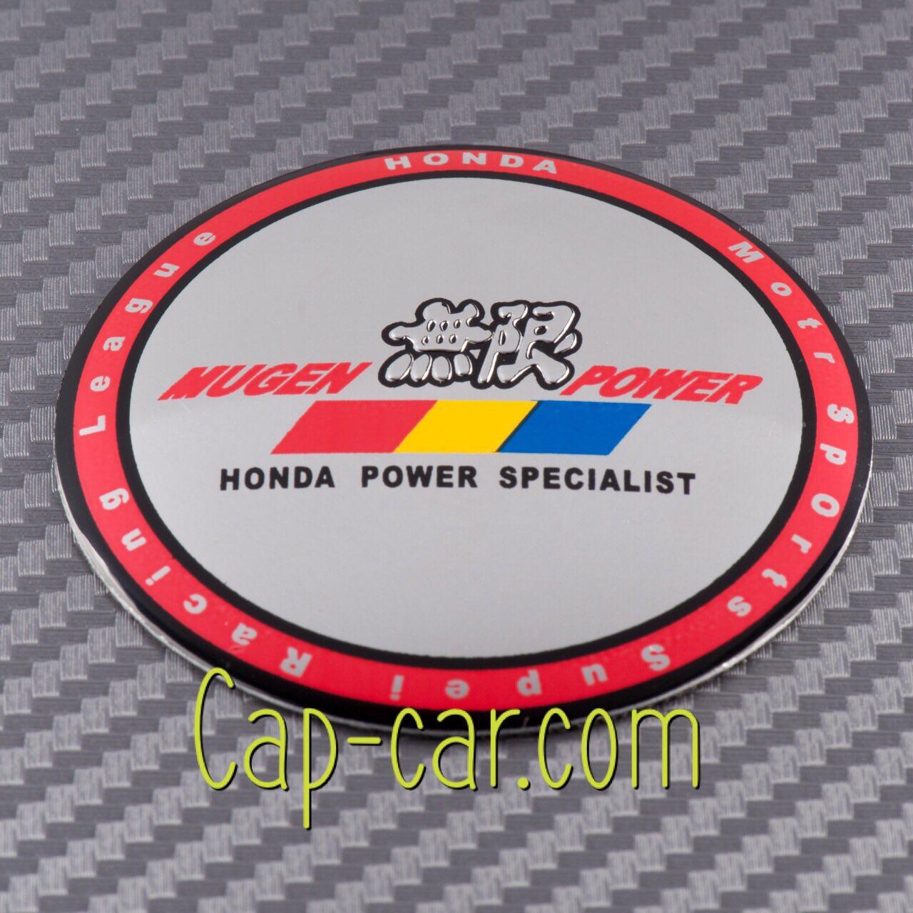 Наклейки для дисків з емблемою Honda Mugen power. ( Хонда Муген павер ) Ціна вказана за комплект з 4-х штук