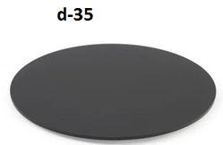 Підложка Чорна діам. 350 мм h — 3 мм. ДВП