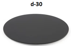 Підложка  Чорна діам. 300 мм h — 3 мм. ДВП
