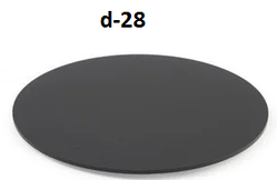 Підложка Чорна діам. 280 мм h — 3 мм. ДВП