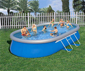 Овальний басейн Intex Ellipse Frame Pools 57986 610 см х 366 см х 122 см