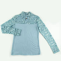 Блуза для девочек Colabear 130 голубой 682714