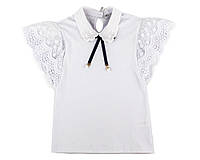 Блуза для девочек Deloras 134 белый 62092S