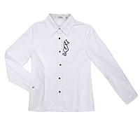Блуза для девочек Deloras 122 белый 62100