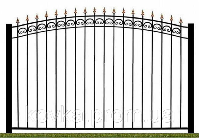 Секция металлического забора, код: Б-0112 (ID#1159859870), цена: 3600 ...