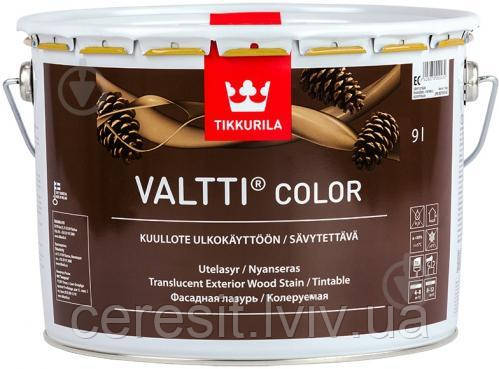 Валті колор (Tikkurila Valtti Color) фасадна лазурь для дерева 9л