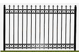 Секція металевого паркана, код: Б-0125