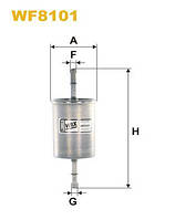 Фильтр топливный WIX DAEWOO LANOS; FIAT PUNTO 90SX, ELX, OPEL ASTRA II, CORSA B, OMEGA B, TIGRA ZAFIRA; SEAT; SKODA FABIA; VW ''