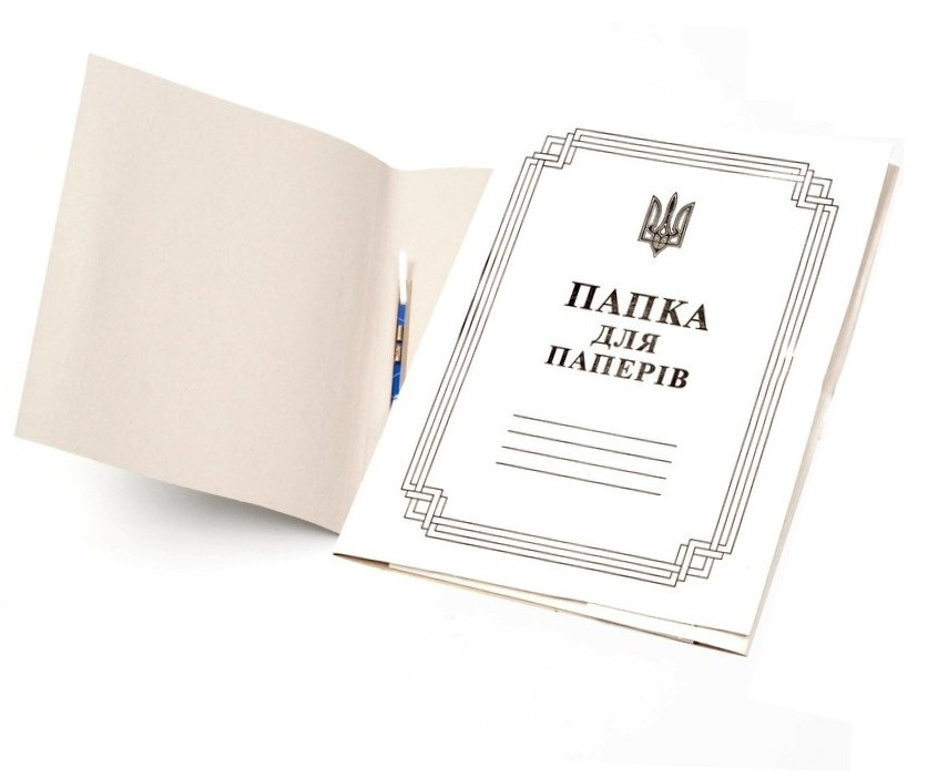 Папка-швидкозшивач А4, картон, фото 1