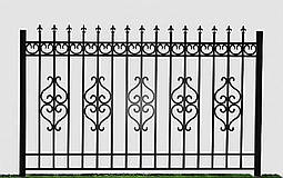 Секція металевого паркана, код: Б-0128