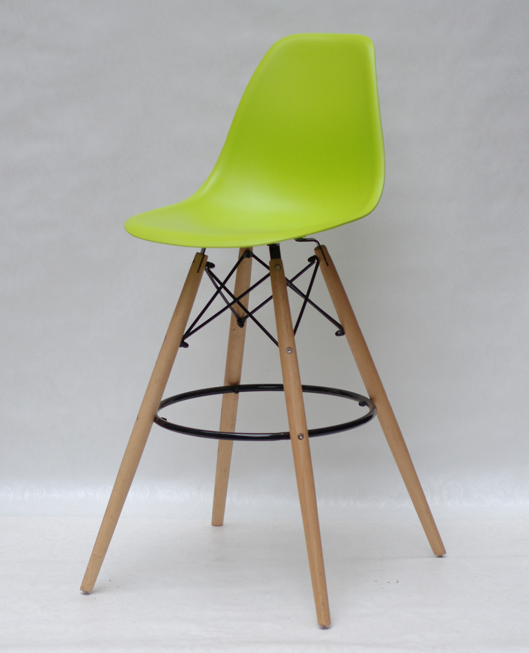 Полубарный стілець Nik Eames, зелений 48