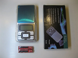 Ваги Finding Ювелірні від 0.01 г до 0.2 кг маленькі кишенькові Сріблясті 13.5 х 6.9 см