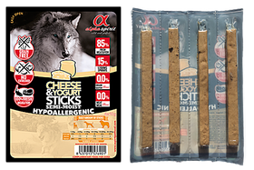 Alpha Spirit Cheese & Yogurt Sticks — палички із сиром і йогуртом для собак, 16 шт.
