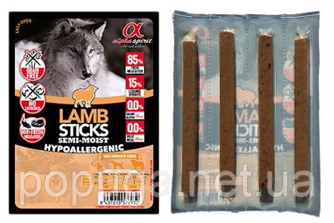 Alpha Spirit Lamb Sticks — палички з ягням для собак, 16 шт.