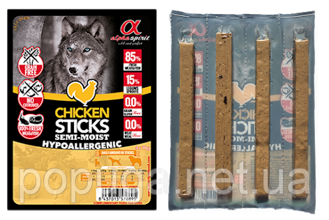 Alpha Spirit Chicken Sticks — палички з куркою для собак, 16 шт.