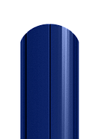 Штакет полукруглый двухсторонний полиестер 5005 (синий)