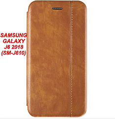 Чохол-книжка Gelius Leather для Samsung Galaxy J6 Plus 2018 (J610) Коричневий