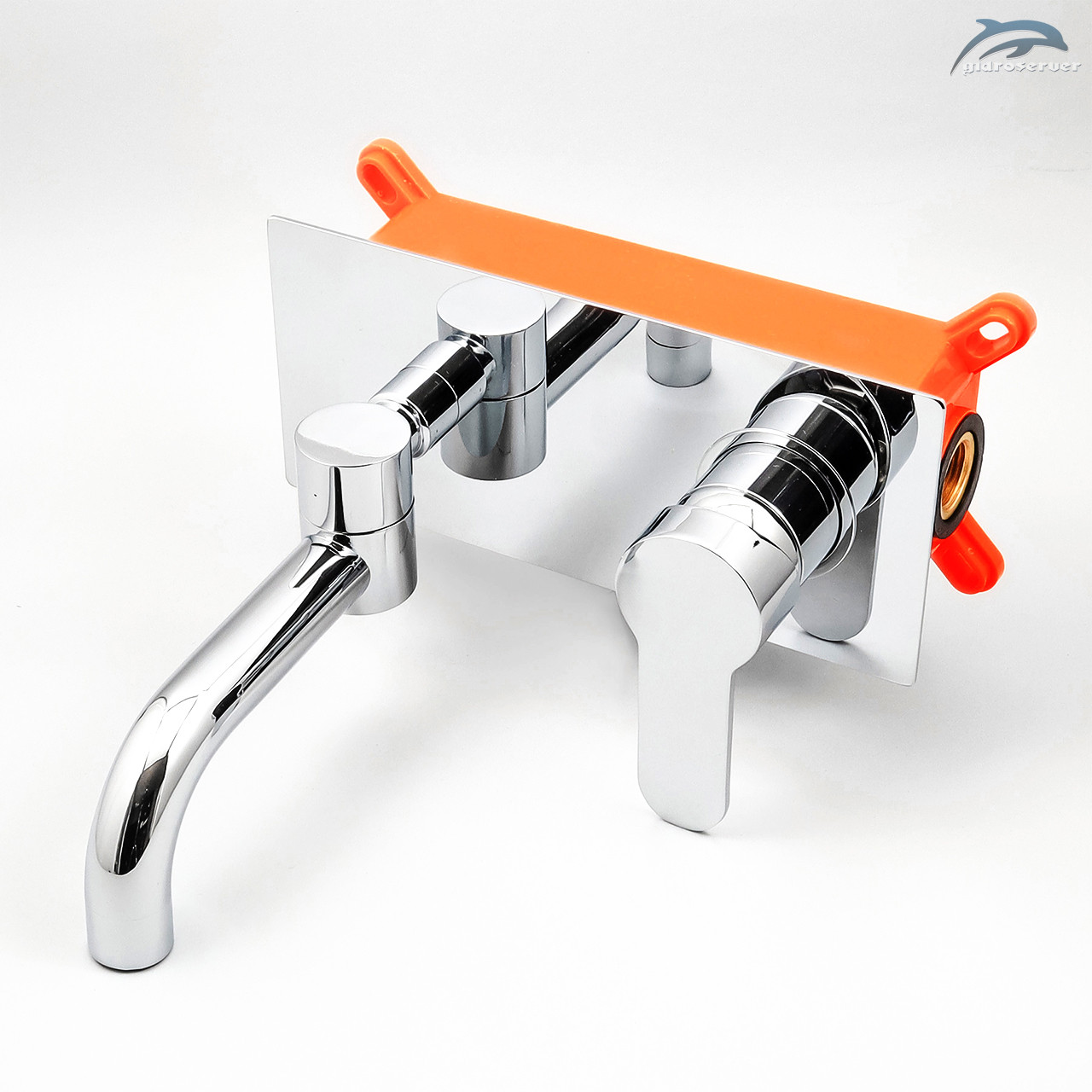 Змішувач прихованого монтажу для раковин SGR-02 з повортотным виливом