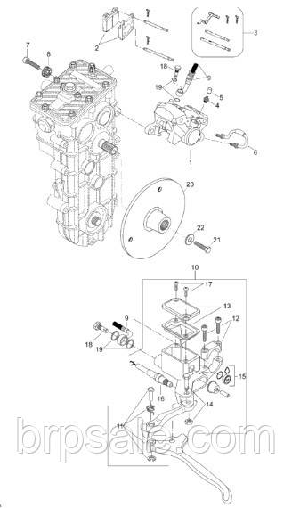 Гальмівний шланг Ski-Doo BRP HOSE, фото 1