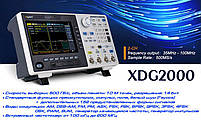 XDG2100 генератор сигналів DDS, 2 канали х 100 МГц, 14bit, пам'ять: 10Mб, фото 4