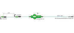 Оснастка MADCAT Screaming Profi River Rig Worm & Squid 180cm (L 1.8м 60гр)