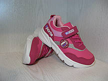 Кросівки дитячі для дівчинки малиново-рожеві 26р.