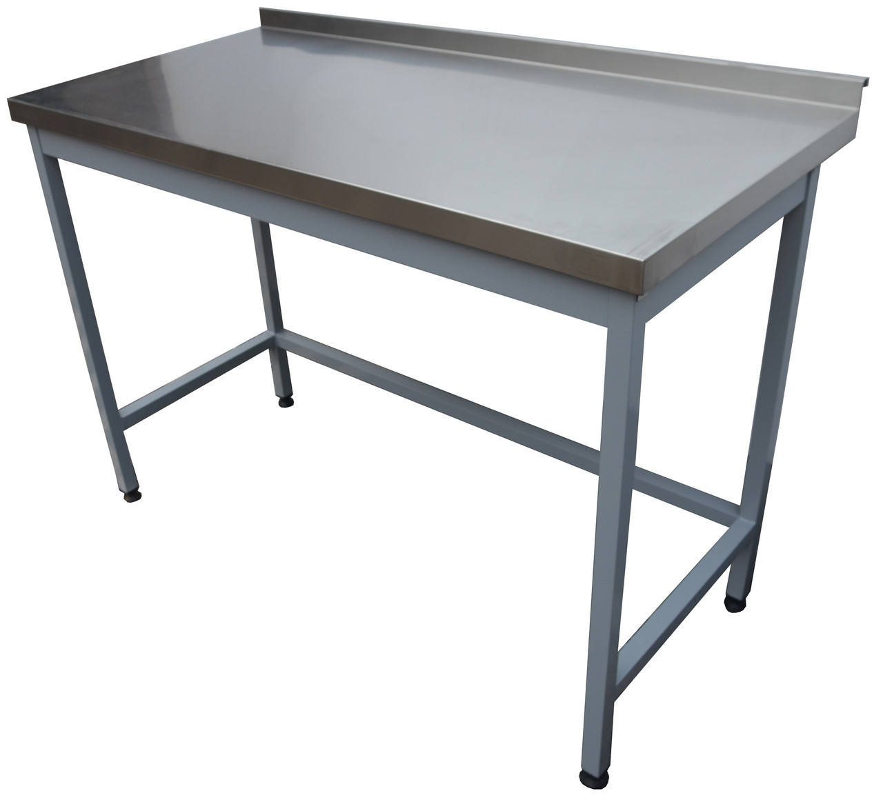 Стіл виробничий з нержавіючої сталі без полички 1600, 600, AISI 430