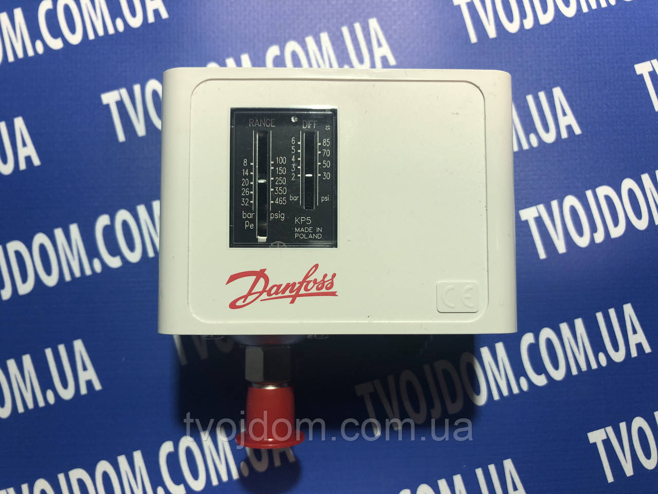 Реле високого тиску Danfoss KP-5 060-117166