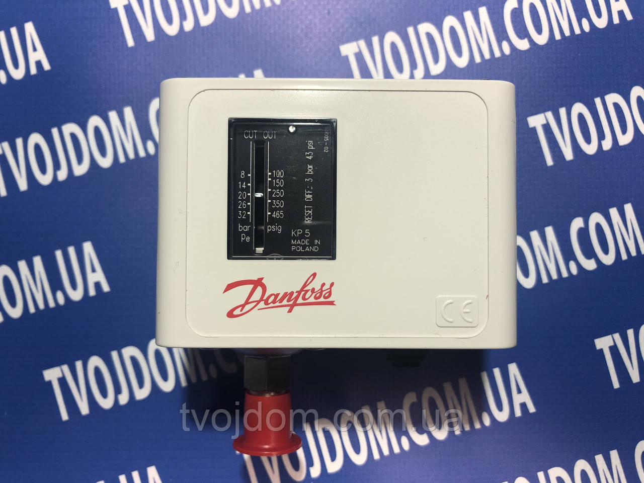 Реле високого тиску Danfoss KP-5 060-117366
