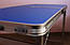 УСИЛЕННЫЙ раскладной удобный синий стол для пикника и 4 стула, фото 3
