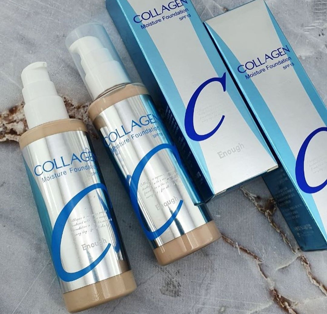 Корейский тональный крем c коллагеном и гиалуроновой кислотой Collagen ...