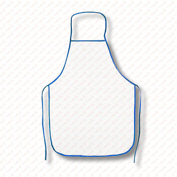 Фартух для сублімації колір канта СИНІЙ