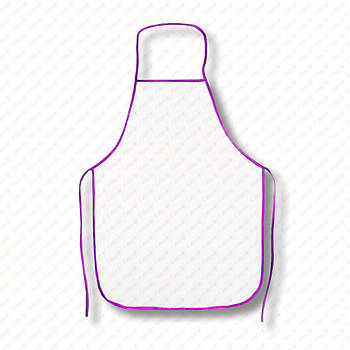 Фартух для сублімації колір канта ФІОЛЕТОВИЙ