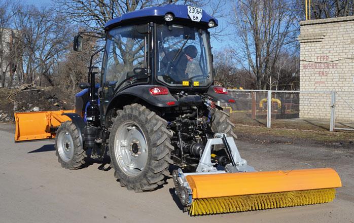 Щітка універсальна Дорожна ЩДУ-2000 для міні-трактора