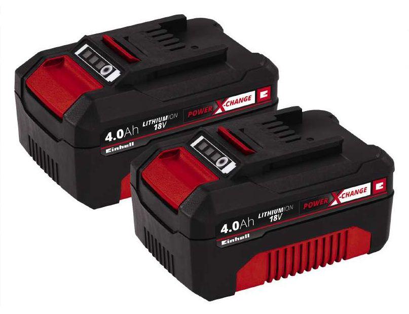 Акумулятор Einhell Power-X-Change Twinpack 4.0 Ah 18V