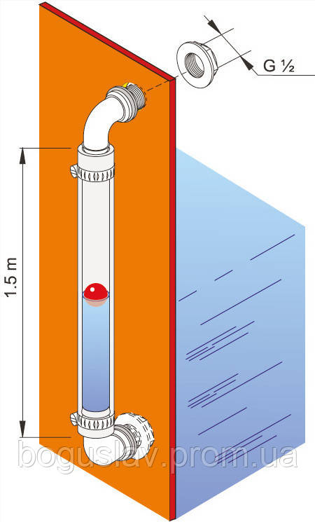 509219.021 Шланг ПВХ 16X21.5 L = 1,5м, фото 1