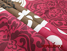 Сімейний набір бавовняного постільної білизни з Бязі "Gold" №151424AB Черешенка™, фото 6