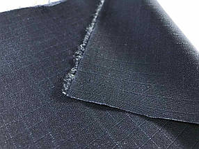 Тканина рип стоп темно-синій 80/20