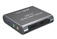 Acasis AC-2833 4K HDMI адаптер видеозахвата USB3.0 рекордер для игр онлайн стрим видео в прямом эфире PS4/PS5