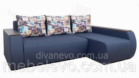 Кутовий диван Токіо-3 2440х1680мм (Вірконі) сп.м.160х200, фото 1