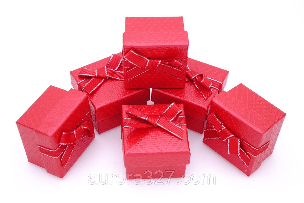 Подарункові коробки Плетіння червоний, фото 1