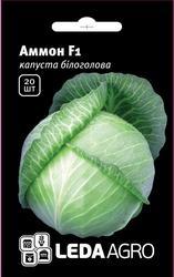 Насіння капусти Аммон F1, 20 шт., білокачанної пізньої, ТМ "ЛедаАгро"