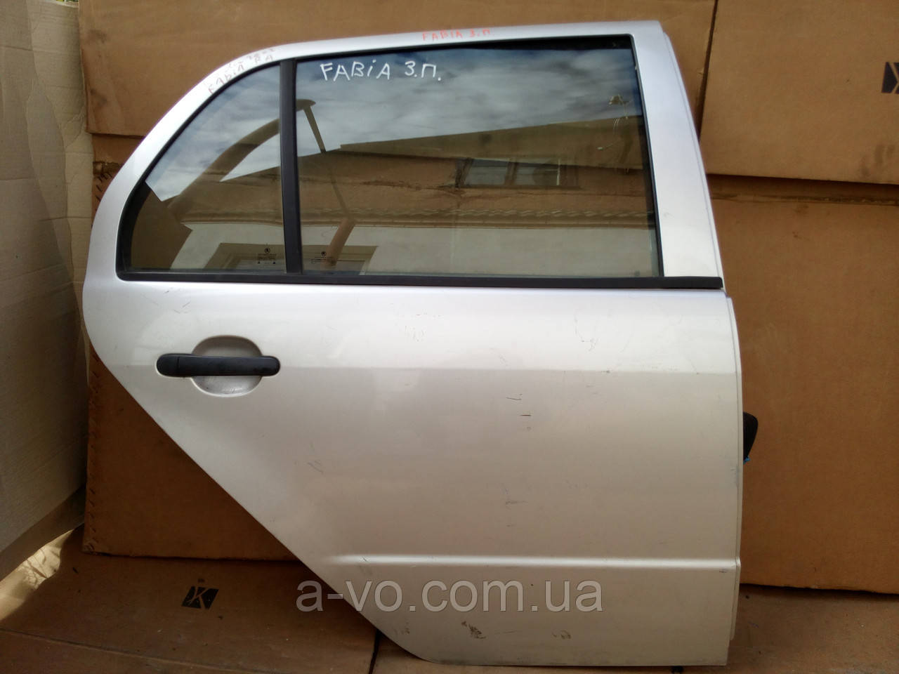 Двері задні права для Skoda Fabia, 1999-2007, фото 1